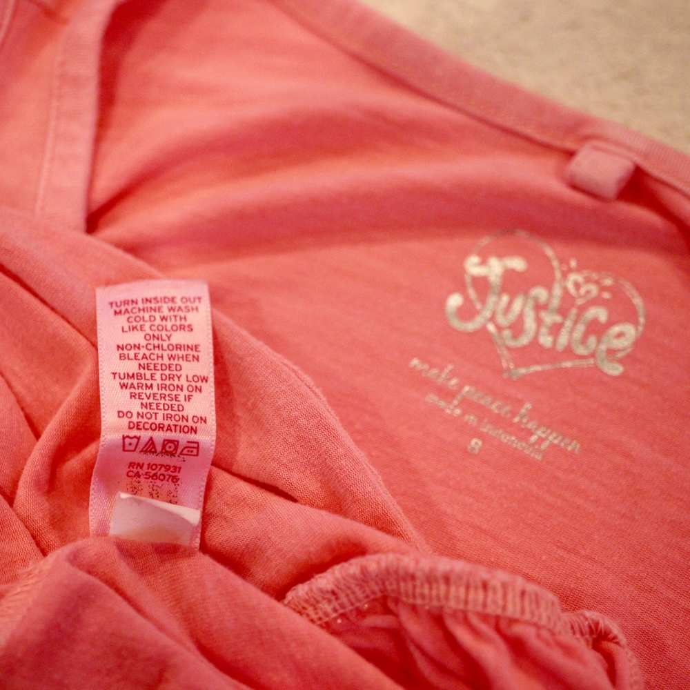 Justice Sleeveless Girls' Shirt - Picture 8 of 8